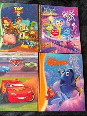 Disney Pixar Hardcover Books Toy Story 2 Cars Inside Out Finding Nemo